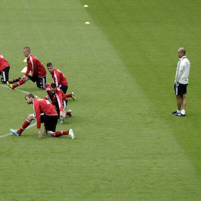 Guardiolas 1. Bayern-Training