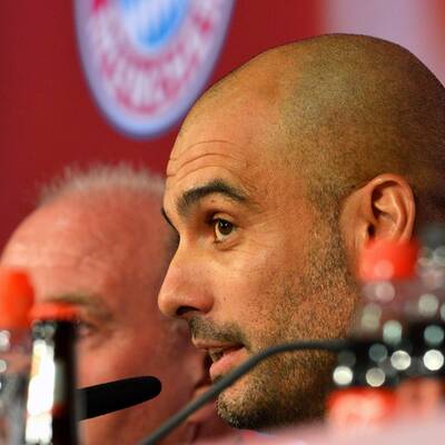 Pep beim FC Bayern vorgestellt