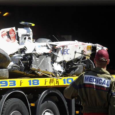 Schwerer Unfal von Perez im Monaco-Qualifying