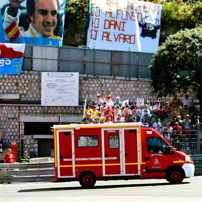 Schwerer Unfal von Perez im Monaco-Qualifying