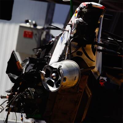 Schwerer Unfal von Perez im Monaco-Qualifying