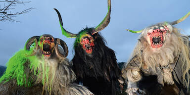 Perchtenlauf: 2 Cops verletzt