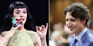 Justin Trudeau (53) und Katy Perry (40)