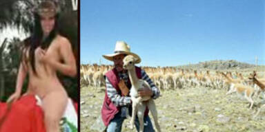 Wirbel um nackte Sängerin auf Nationalflagge