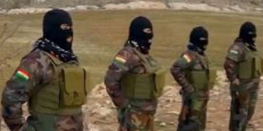 Kurdische K&auml;mpfer bereiten sich auf  Bodenoffensive im Iran vor