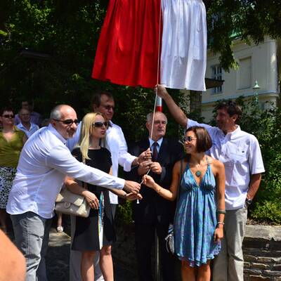 Peter Alexander-Platz enthüllt