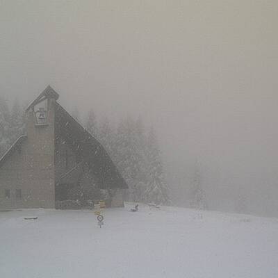 Wintereinbruch in Österreich