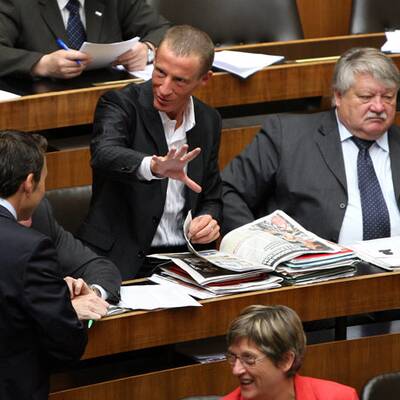 Hochs und Tiefs im Parlamentsstadion