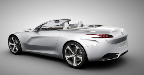 Roadster-Studie SR1 von Peugeot