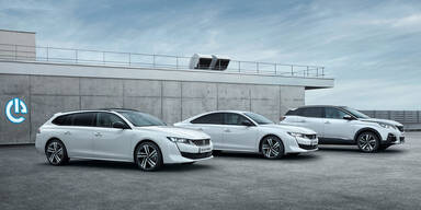 Peugeot 508 und 3008 mit Plug-in-Hybrid