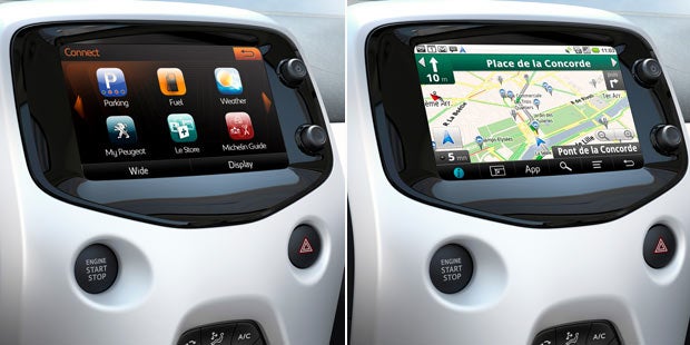 Der Peugeot 108 bestens vernetzt