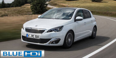 Peugeot 308 kommt auch als BlueHDi