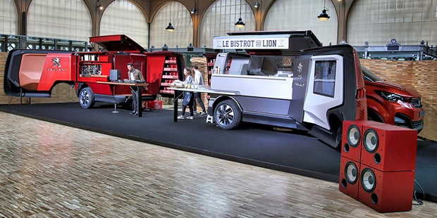 Peugeot zeigt einen coolen Foodtruck