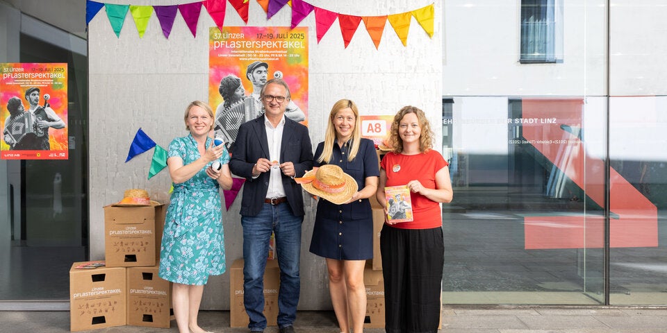 Pflasterspektakel-Programm wurde präsentiert.