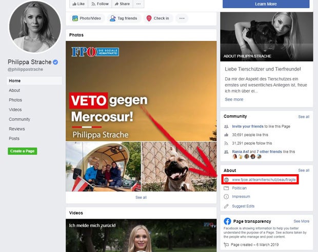 FPÖ löscht Philippa