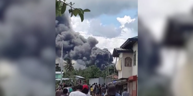 Philippinen Flugzeugabsturz