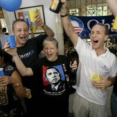 Weltweite Wahlpartys