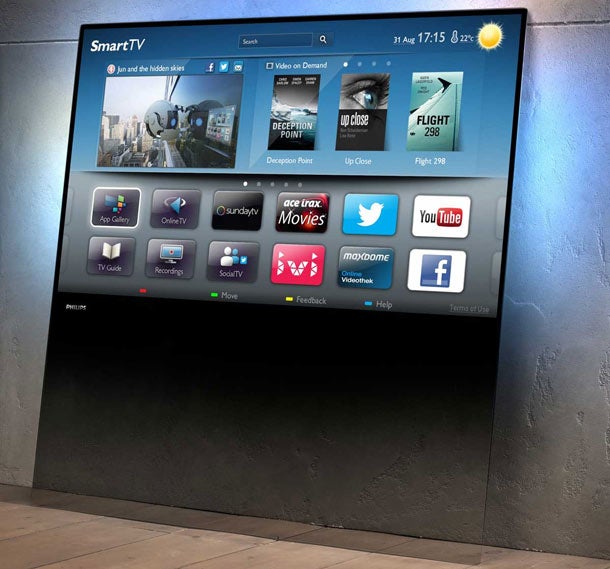 Philips bringt erste Flat-TVs aus Glas
