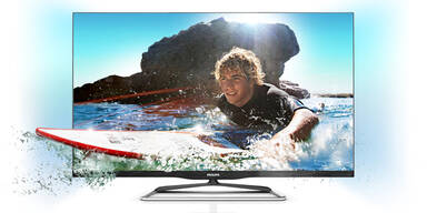 Rahmenlose 3D-Smart TVs von Philips