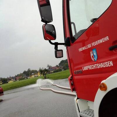 Hochwasser in Lamprechtshausen