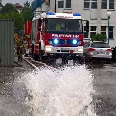 Hochwasser in Lamprechtshausen