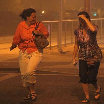 Mega-Sandsturm fegt über Phoenix