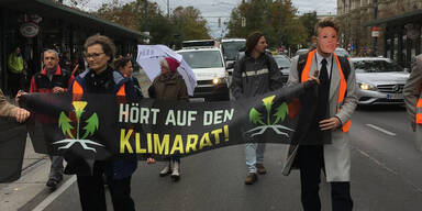 Klima-Kleber legen Wiener Ring lahm