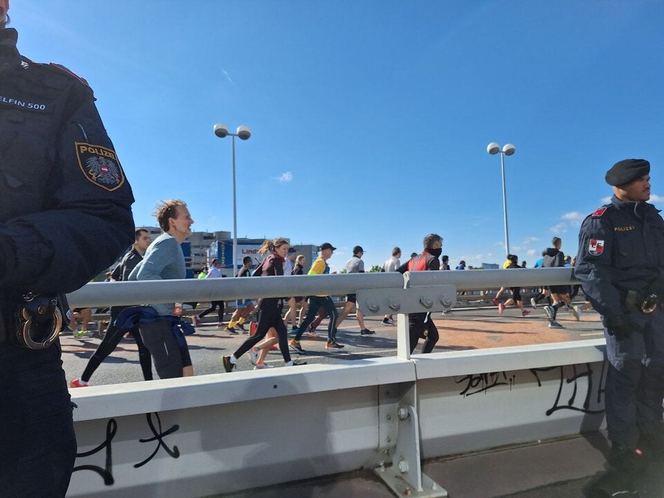 Protestaktion beim VCM