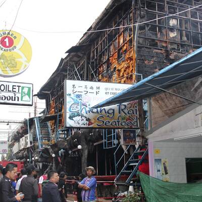 Brandinferno auf Ferieninsel Phuket