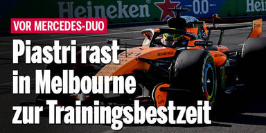 Piastri startet mit Trainingsbestzeit in neue Formel-1- Ära
