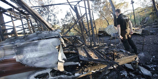 10.000 Campinggäste flüchten vor Waldbrand
