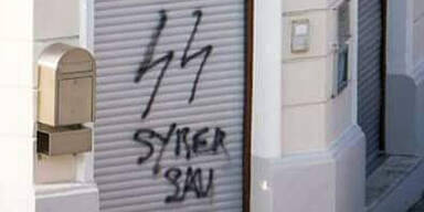 Nazi-Schmierereien auf Praxis von Fl&uuml;chtlings-Arzt