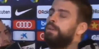 Barca-Star Piqu&eacute; bricht in Tr&auml;nen aus