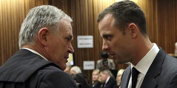 Barry Roux und Oscar Pistorius