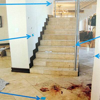 Pistorius: Fotos zeigen blutigen Tatort