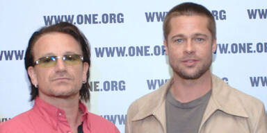 Brad Pitt, Bono