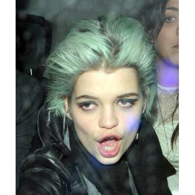 Pinke Haare der Stars