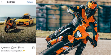 Instagram, BMW, KTM