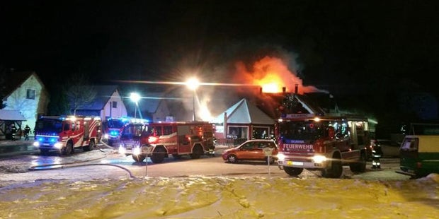 Großbrand in Pizzeria in Hainfeld