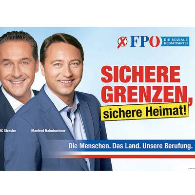 Wahlplakat ÖVP
