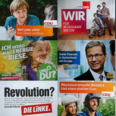 Deutsche Wahlplakate