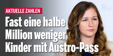 Fast eine halbe Million weniger Kinder in Österreich mit Austro-Pass