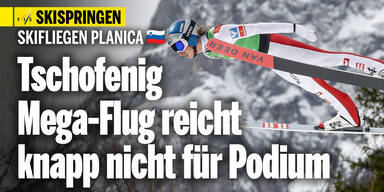 Tschofenig Mega-Flug verpasst Podium - Lindvik siegt