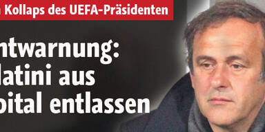 Platini wieder aus dem Spital