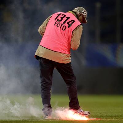 Die Bilder zum Platzsturm in St. Pölten