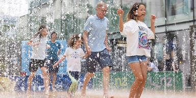 Linzer Wasserspielplatz kehrt zurück