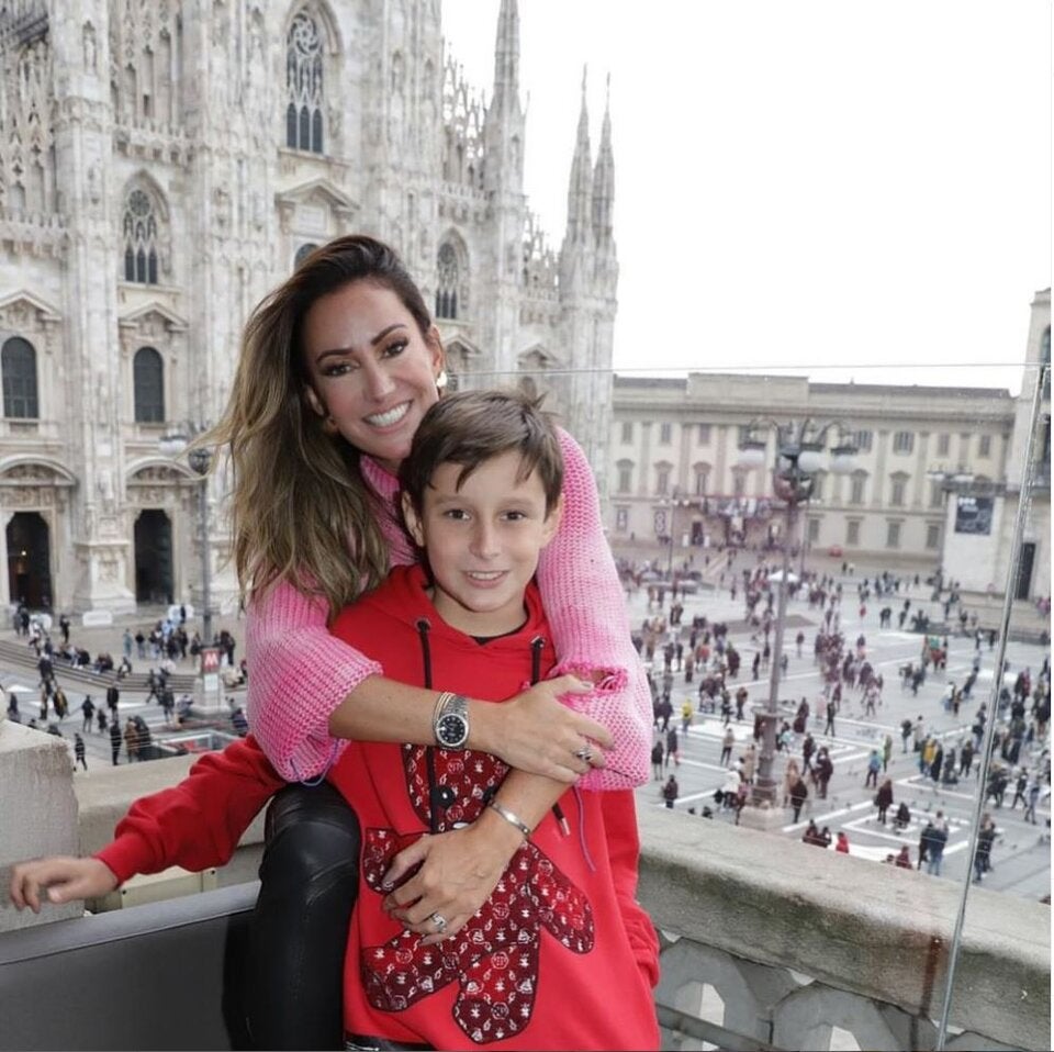 Plein-Ex Fernanda mit Sohn Romeo