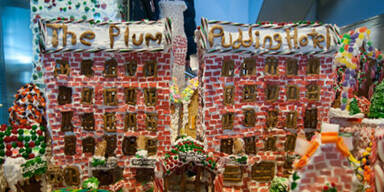 Gr&ouml;&szlig;tes Lebkuchendorf der Welt in New York