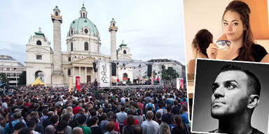 Popfest am Karlsplatz; Rapper Nazar; Yasmo