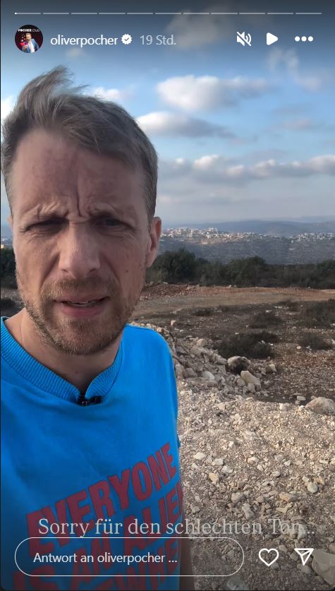 Oliover Pocher im Gaza-Streifen